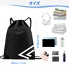 GOHHME Gym Sack, Knapsack, Large Pool Bag, Drawstring Bag, Waterproof,