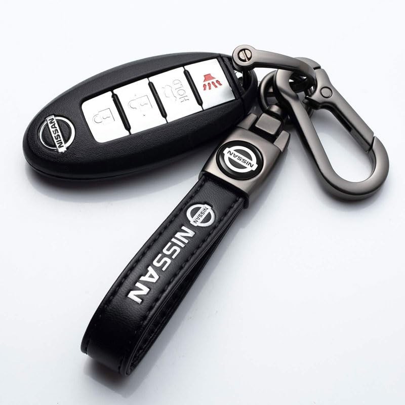 meisuH 2 Stück Auto Schlüsselring für Nissan Qashqai Versa Sentra