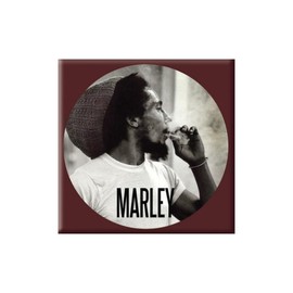 Bob Marley Fridge Magnet: Circle