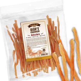 Gootoe - Soft Chicken Sticks 1lb - All Natural, Hypoallergenic & Grain-Free, High-Protein, Healthy & Easily Digestible, Soft Texture, Resealable