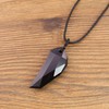 COAI Unisex Surfer Chain Sharpener Pendant Obsidian