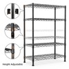 MZG Storage Shelving Steel Heavy Duty 4-Tier Utility Shelving Unit