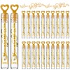 120 Pcs Wedding Bubble Bulk,Gold Heart Bubble Wand Party Favors