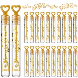 120 Pcs Wedding Bubble Bulk,Gold Heart Bubble Wand Party Favors for Guests Send Off Wedding Anniversaries Valentine Celebration