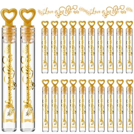 120 Pcs Wedding Bubble Bulk,Gold Heart Bubble Wand Party Favors for Guests Send Off Wedding Anniversaries Valentine Celebration