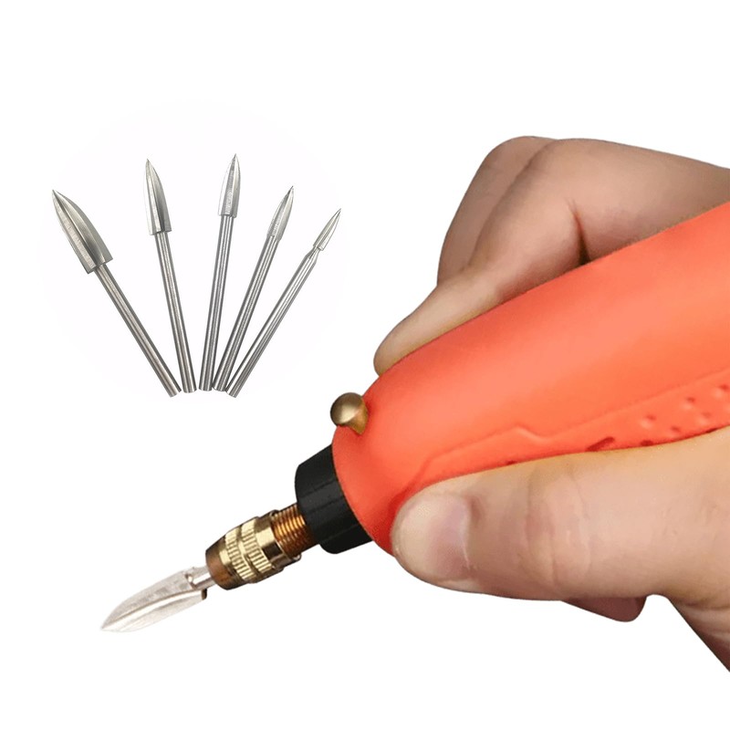Vleant Wood Carving Drill Bits Set - 5 Pcs 1/8''