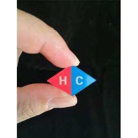 Zzooi 4PCS Self Stick Hot Sign Cold Sign Cold Hot Signs