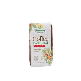 Plainature Dark Roast Ground Coffee - Single Origin, Arabica, With A Pleasant Crispness And Rich Aroma - Grown At High Altitudes And Sun-Dried For Perfection - 12-Ounce Bag.