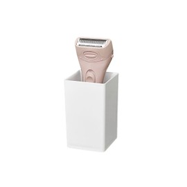 Towa Sangyo Magnet, Bathroom Bath Pocket, Mini, White, Approx. 2.4 x 2.5 x 4.1 inches (6.2 x 6.3 x 10.3 cm), Magnetic SQ Floating Storage, Resin, Rust Free
