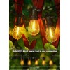 Brightown 190FT Outdoor String Lights for Patio with 62 Shatterproof
