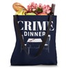 Crime Dinner Murder Mystery Party Detective Outfit Tote Bag