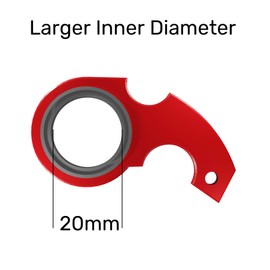 2Pcs Red Spinning Keychain Fidget,Keychain Spinner,Keychain Spinner Fidget for Finger Portable Keychain Spinner,Novelty Keychain Fidget for Finger Exercising