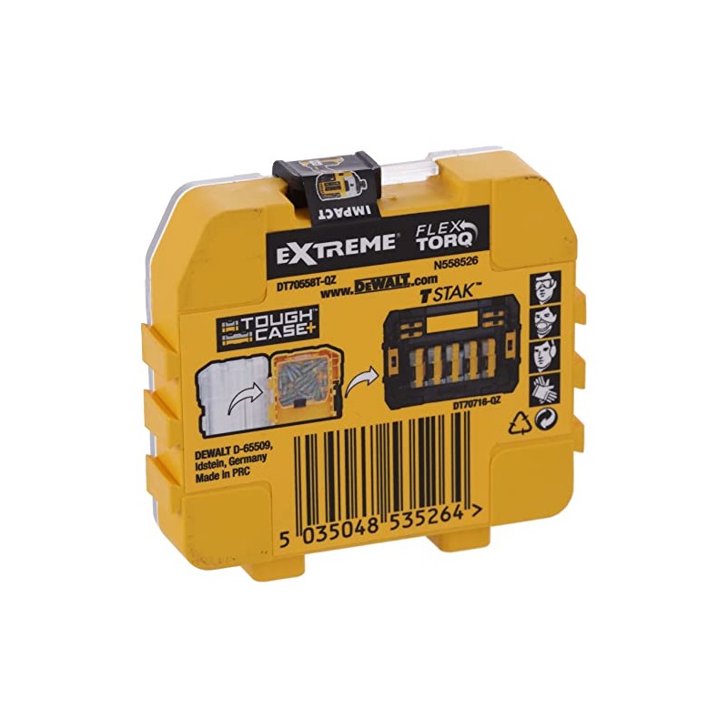 DeWalt Set di punte per bancone, 21 x DT70558T