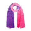 ScarvesMe Two Tone Watercolor Wash Print Scarf (Pink)
