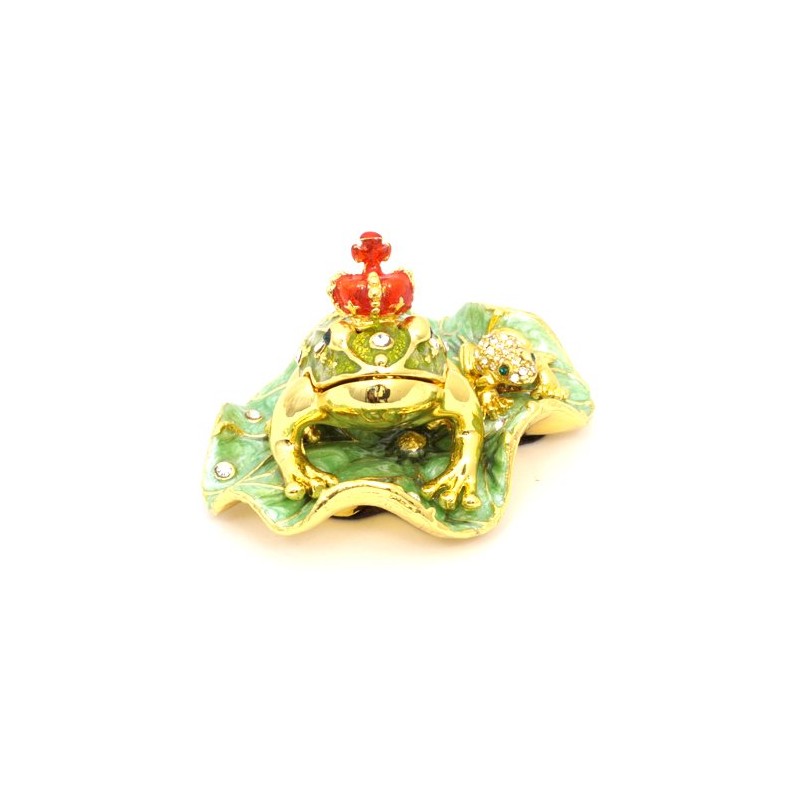 < Crown King Toad (Frog) > pixia-su Jewelry Box