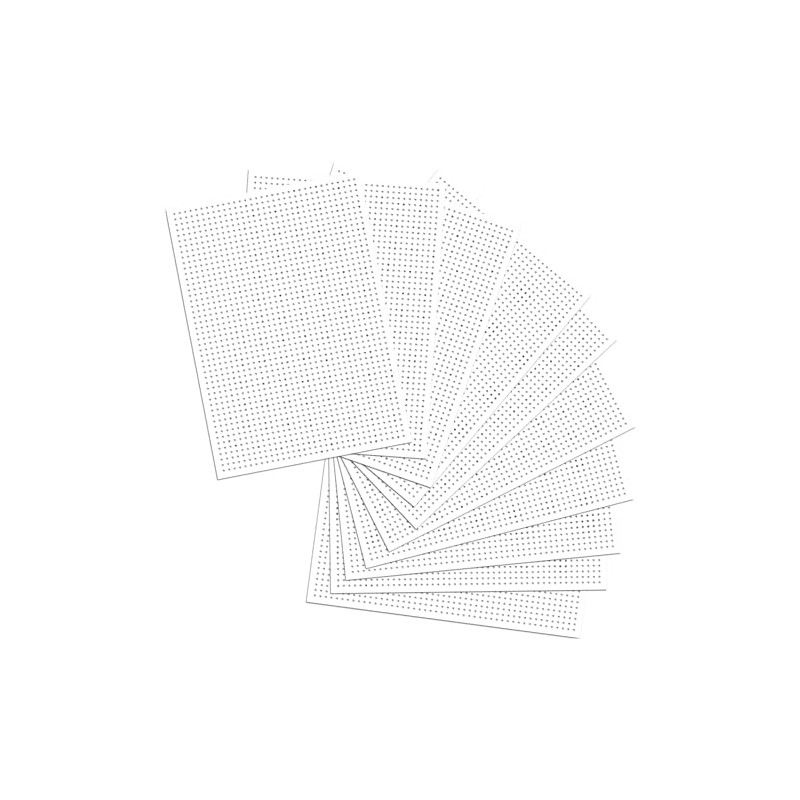 Folia - Embroidery item, ideal for embroidery exercises, White