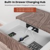 Berigtta Recessed Furniture Drawer Outlet with 3 Fast-Charging USB Ports