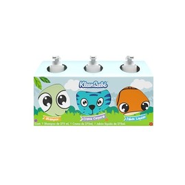 KleenBebé 3Pack Cuidado del Bebé – Shampoo, Jabón Líquido y Crema Corporal 275 ml c/u | Manzanilla y Aloe Vera | Sin Lágrimas, Hipoalergénico, Sin Par