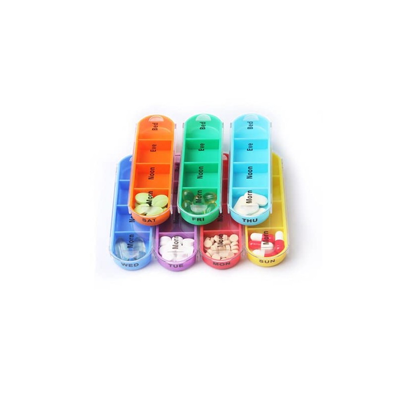 Tiardey 7 Day Pill Box 4 Times a Day,Weekly Medication