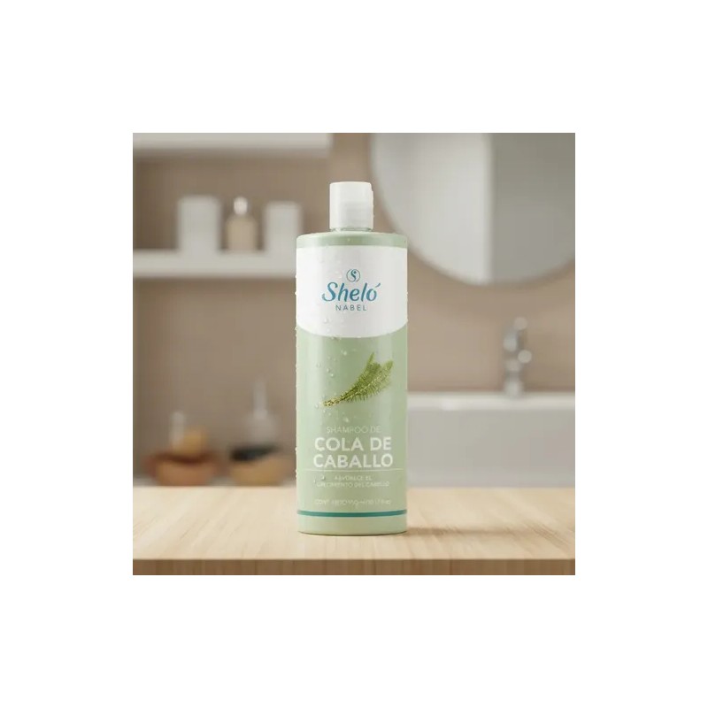 Shampoo Cola De Caballo 950ml Para Crecimiento Shelo Nabel