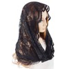PAMOR Infinity Chapel Veil Floral Latin Mass Head Covering Lace