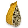SunVara Mason Bee House for Pollinator Bees Gardering Gifts Bee