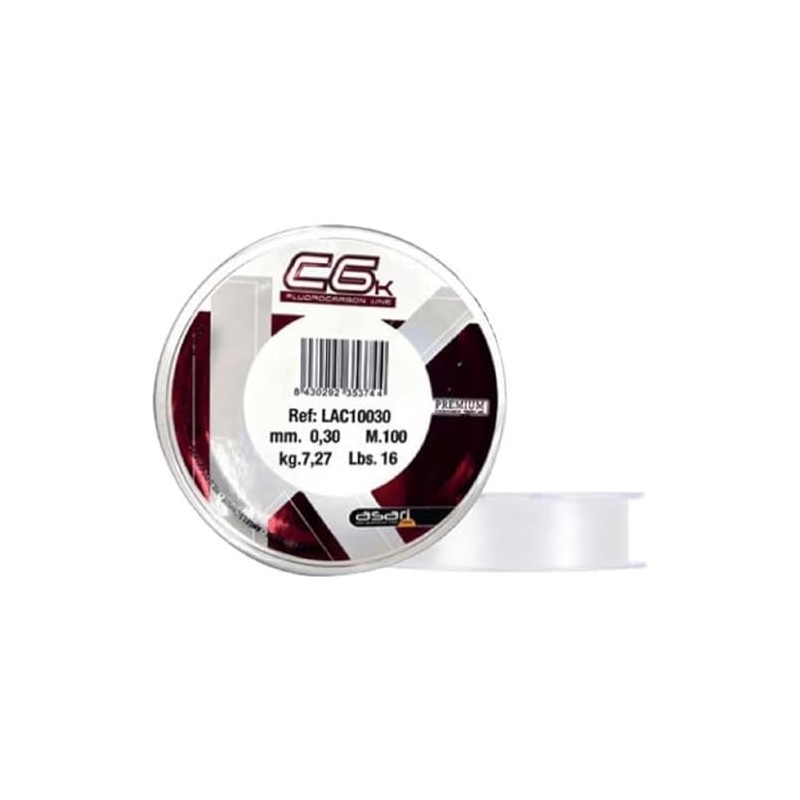 B/100m ASARI C-6K Fluorocarbon 0.26 mm