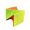 Cube Twist 3x3 Stickerelss Speed Cube Vivid Color Magic Puzzle