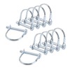 10pcs Shaft Locking Pin1/4" Trailers Lock Hitch Lock Pin Pull