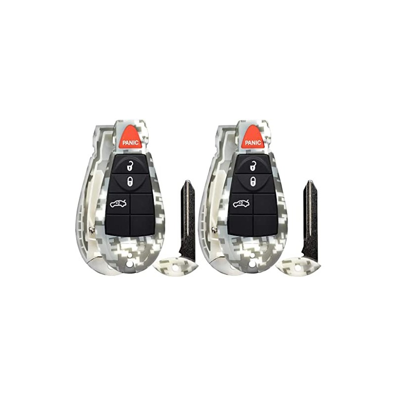 2X Camouflage New Keyless Entry 4 Buttons Remote Start Car