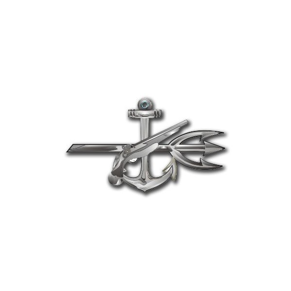 US Navy Special Warfare Operator Rating Badge Decal Sticker 3.8"