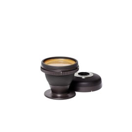 Corkcicle Coffee Palmpress Portable Single Serve French Press - 8 Oz, Espresso Black