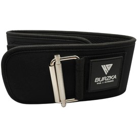 BURZKA Faja Cinturon Levantamiento Crossfit Pesas Gym Soporte Lumbar con Auto Bloqueo (chica)