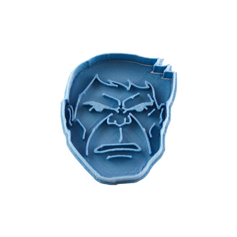 Cuticuter Superheroes Hulk Cookie Cutter, Blue, 8 x 7 x
