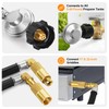 GasSaf 6Feet Propane Regulator with Hose for Blackstone 17 &