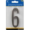 Distinctions by Hillman 843286 4-Inch Die Cast Self-Adhesive House Address