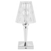 LED Crystal Table Lamp Transparent Prism Dimmable Desk Lamp USB