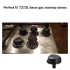 meeeyya 5Pcs Knobs Compatible with Dacor Cooktop Knob Replace Compatible