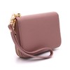 LOVESOME Womens Small Zip Around Wristlet Wallet(Marv)