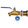 RAINPAL RBS024 Brass Rain Barrel Spigot (LF Compliant 3/4" Quarter