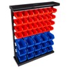 47-Bin Garage Organization Rack (15 Large, 32 Small) - Tabletop