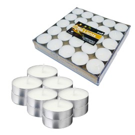 Tea Lights Candles 150 Pack White 4 Hours Burn Time Unscented Smokeless Mini Tealight Candles Votive Candles for Anniversaries Shabbat Valentine's Day Wedding Emergencies Restaurant Candles