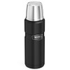 Thermos 190755 Stainless Steel King Flask, Matt Black, 470 ml