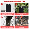 53 Inch Rope Saw High Reach Tree Limb Hand Rope