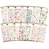 DERAYEE Reward Seal, 3D 3D, Foil Stamping, Translucent Notebook, Sticker,