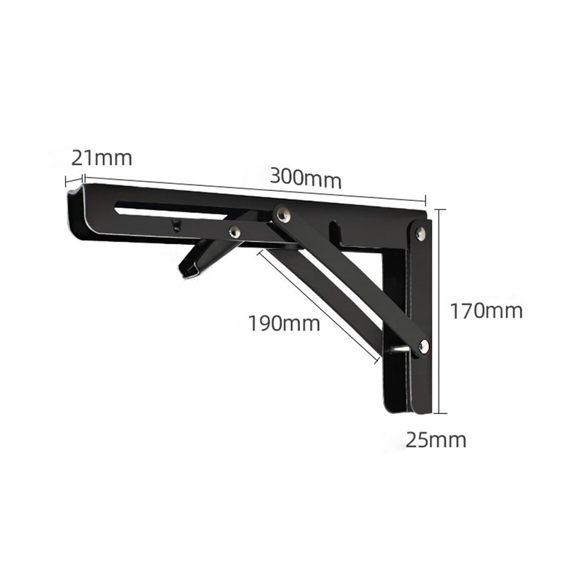 Shelf Bracket, Folding Bracket, Shelf Support, Hanging Shelf Bracket, Wall
