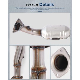 VAVICARS Catalytic Converter Fits 1999-2007 Chevy Silverado 1500 2500 GMC Sierra 4.3L 4.8L 5.3L Stainless Steel (EPA Compliant)