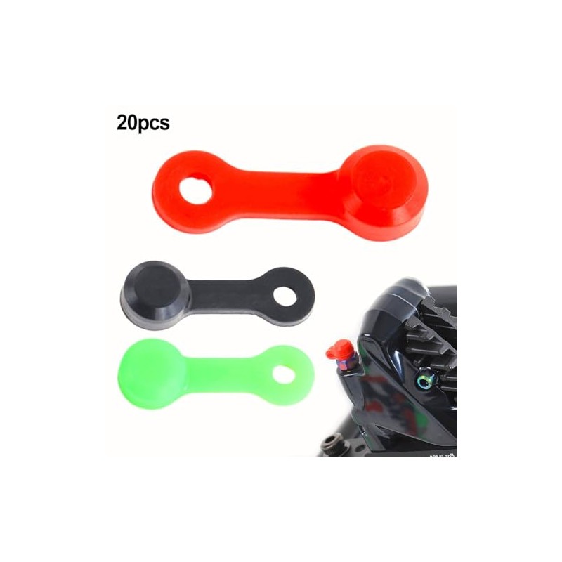 20 Pieces Brake Bleed Caps, Hydraulic Brake Bleed Nipple Cap,