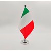 Italy Table Flag Desk Flag 21 x 14 cm Pole