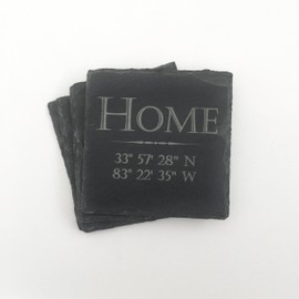 HOME Coordinates Slate Coasters - Set of Four